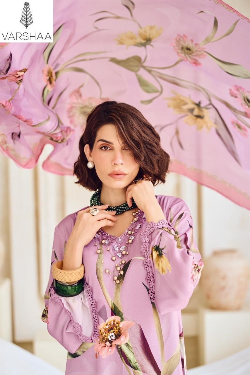 Floral Forever Varshaa Viscose Modal Pant Style Suits Wholesale Price