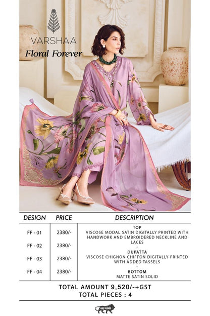 Floral Forever Varshaa Viscose Modal Pant Style Suits Wholesale Price
