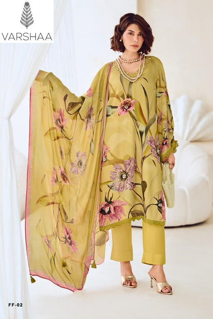 Floral Forever Varshaa Viscose Modal Pant Style Suits Wholesale Price