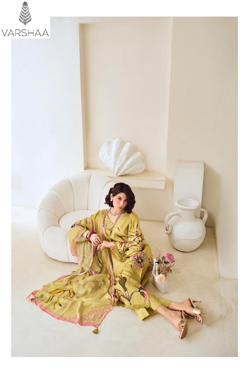 Floral Forever Varshaa Viscose Modal Pant Style Suits Wholesale Price