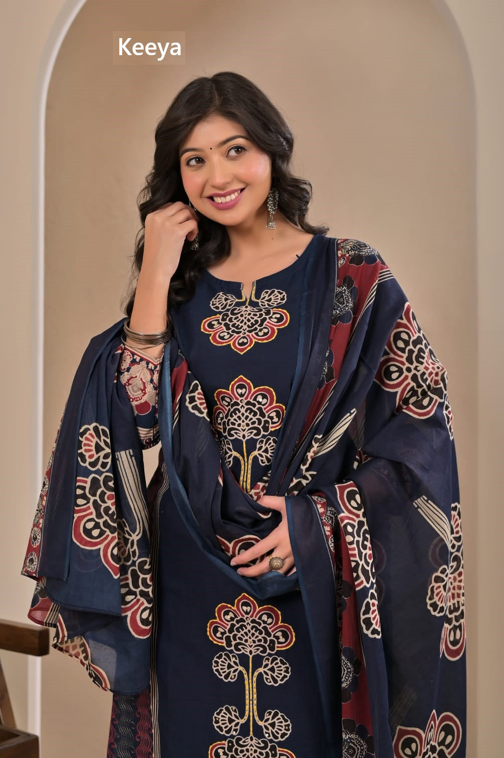 Floral Prints K3663 Keeya Readymade Cotton Pant Suits Wholesaler