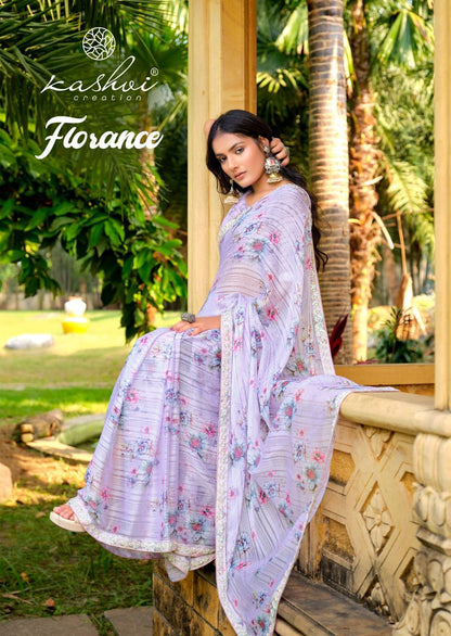 Florance Kashvi Creation Sarees Manufacturer Ahmedabad