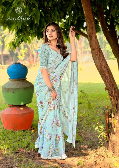 Florance Kashvi Creation Sarees Manufacturer Ahmedabad