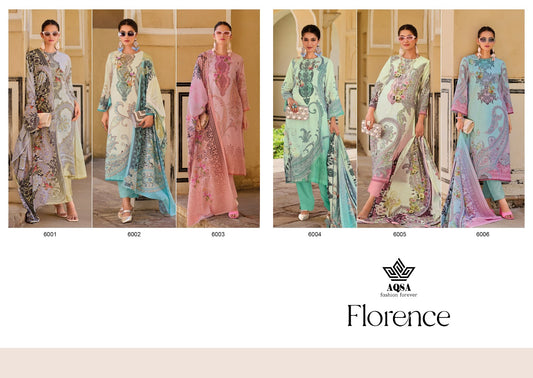 Florence Aqsa Liva Karachi Salwar Suits Manufacturer Gujarat