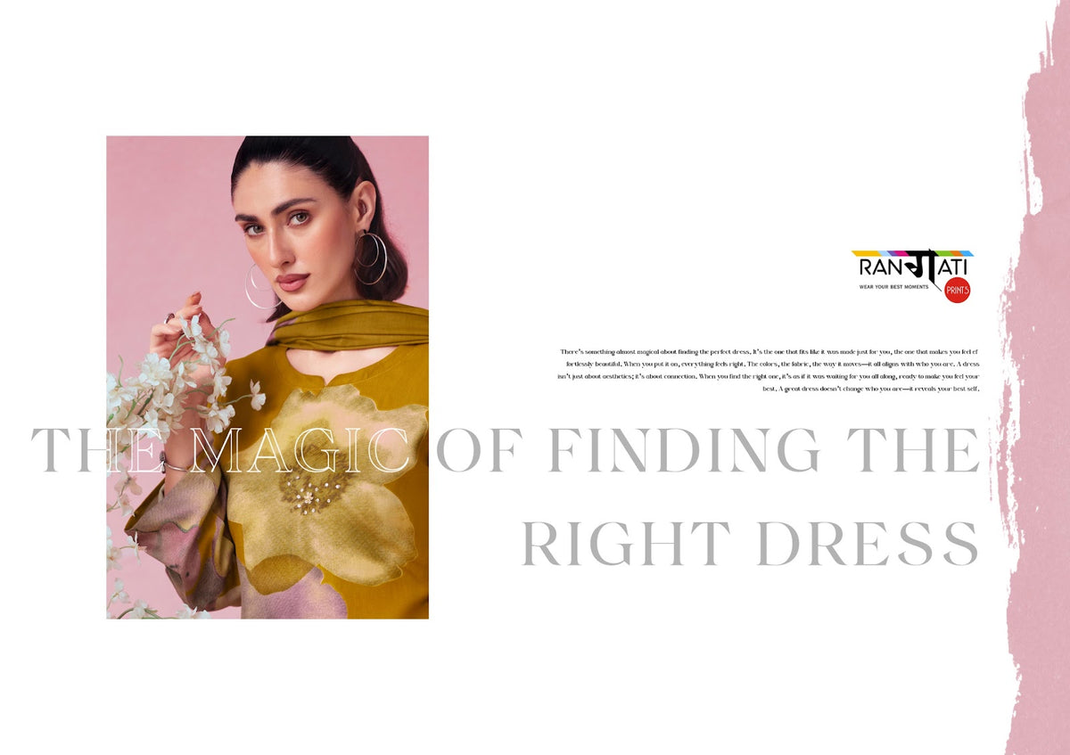Florence Rangati Prints Pashmina Suits Supplier India