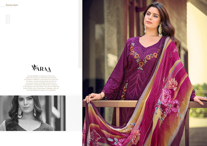 Florence Varaa Fab Muslin Pant Style Suits Wholesale Rate
