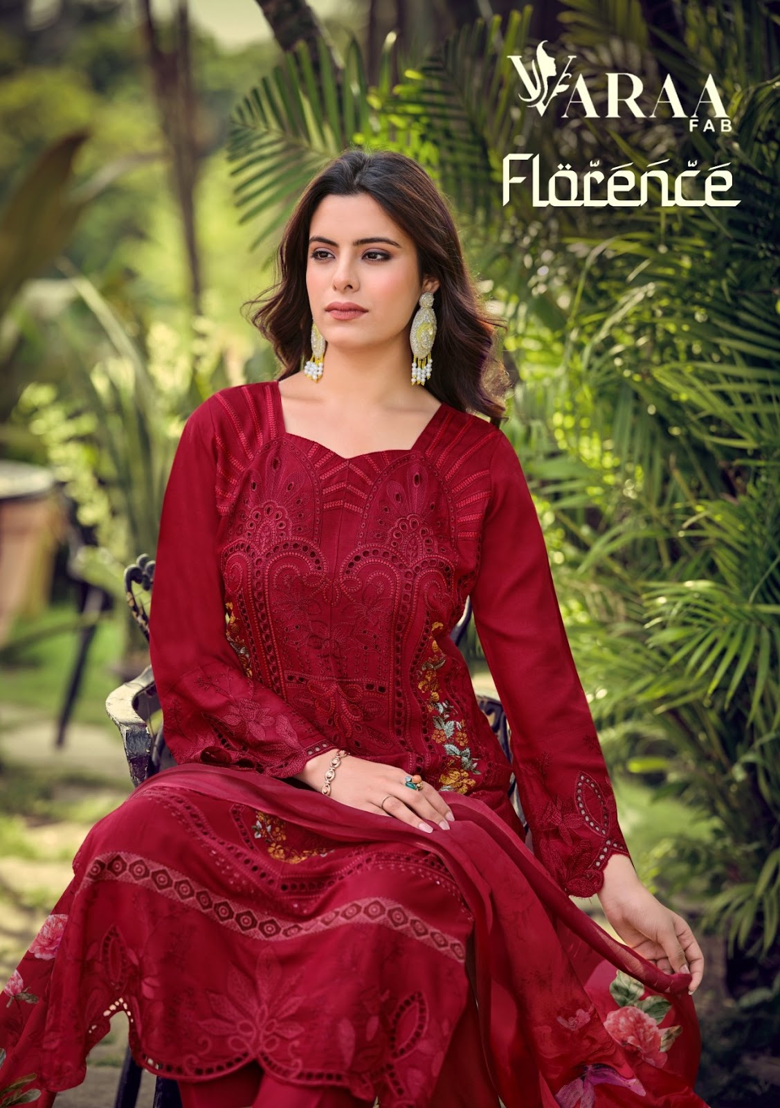 Florence Varaa Fab Muslin Pant Style Suits Wholesale Rate
