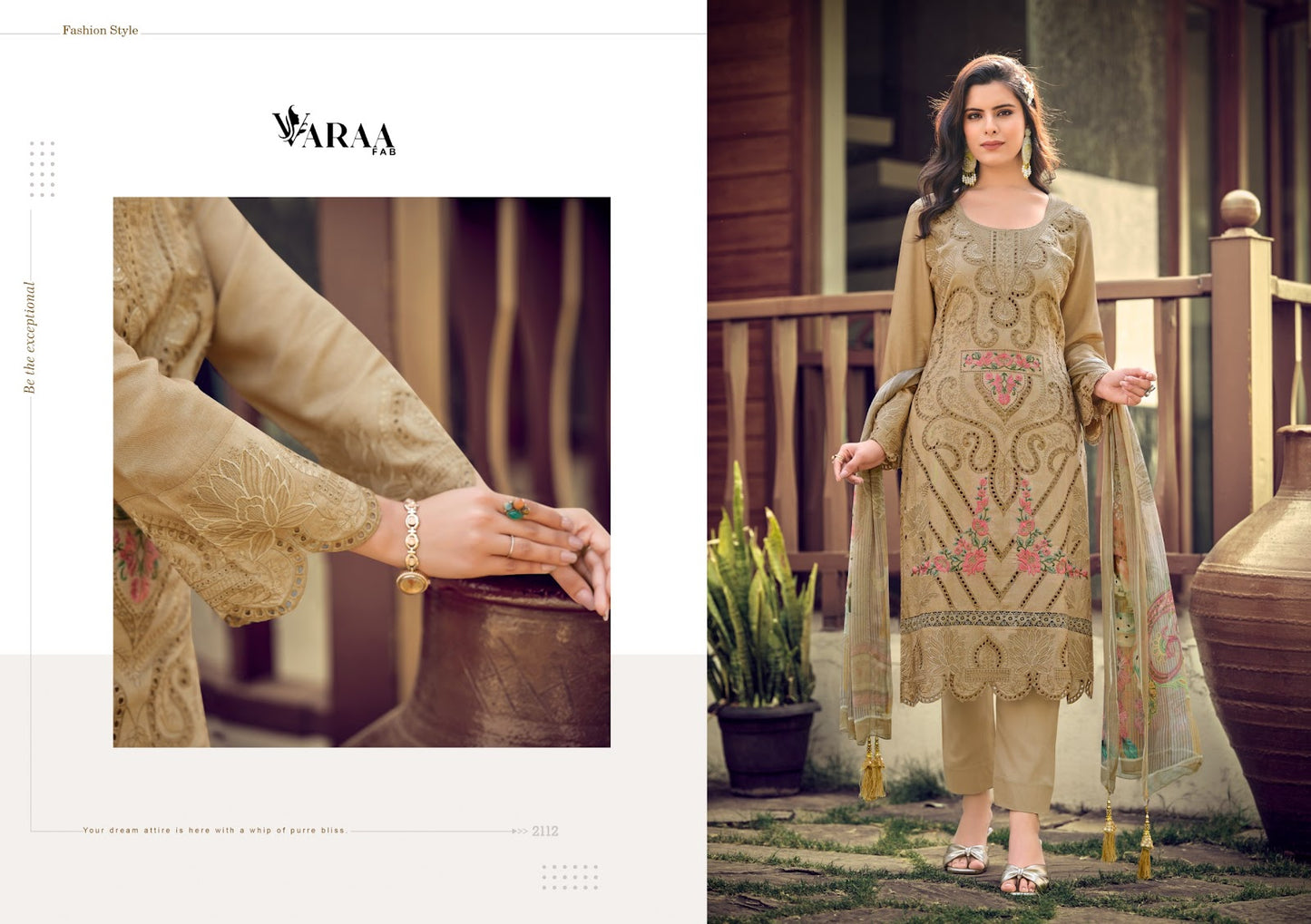 Florence Varaa Fab Muslin Pant Style Suits Wholesale Rate