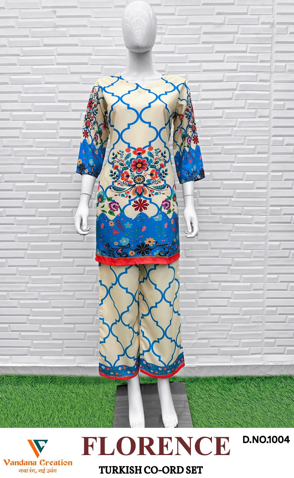Florence Vol 1 Turkish Vandana Creation Reyon Co Ord Set Manufacturer Ahmedabad