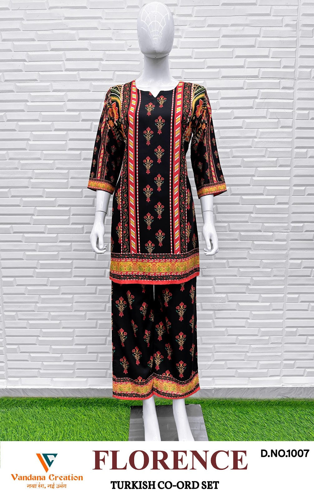 Florence Vol 1 Turkish Vandana Creation Reyon Co Ord Set Manufacturer Ahmedabad