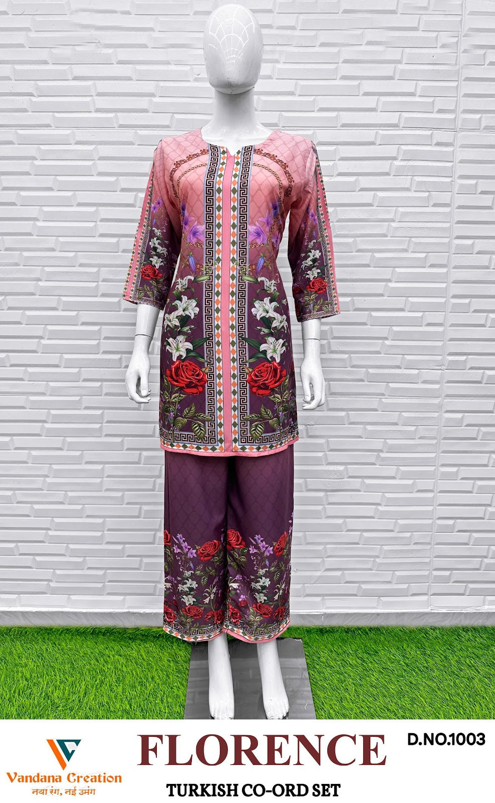 Florence Vol 1 Turkish Vandana Creation Reyon Co Ord Set Manufacturer Ahmedabad