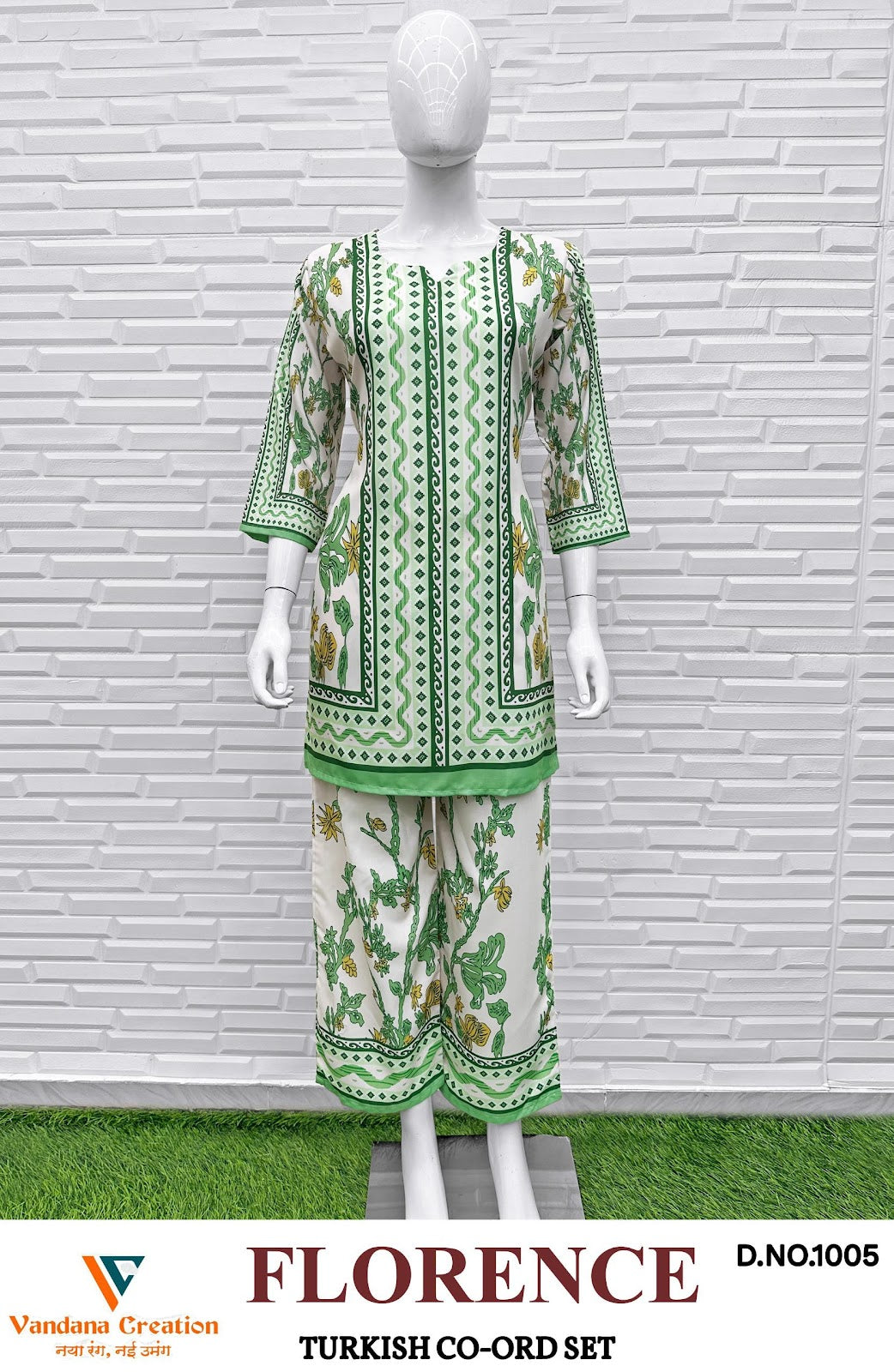 Florence Vol 1 Turkish Vandana Creation Reyon Co Ord Set Manufacturer Ahmedabad