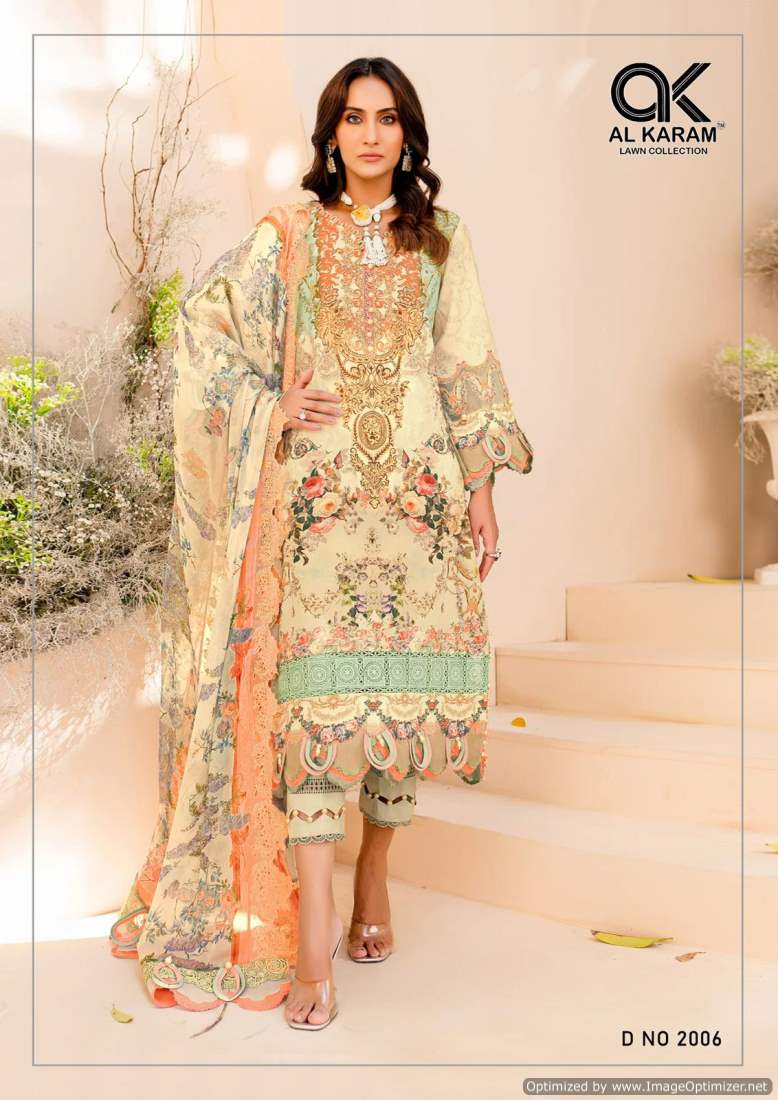 Florence Vol 2 Al Karam Cambric Cotton Karachi Salwar Suits