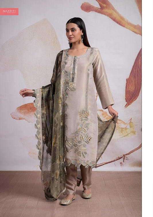 Florent Naariti Tissue Silk Pant Style Suits Wholesale