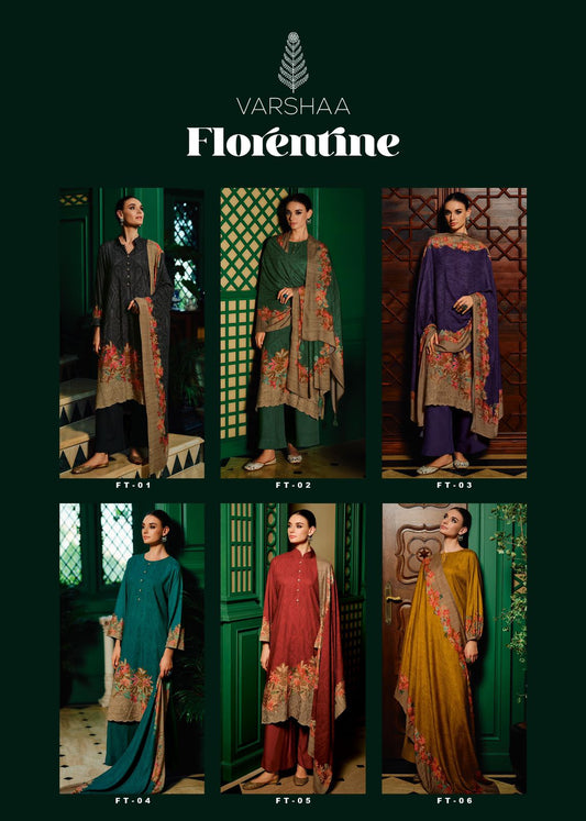 Florentine Varsha Fashions Viscose Pashmina Suits Wholesale