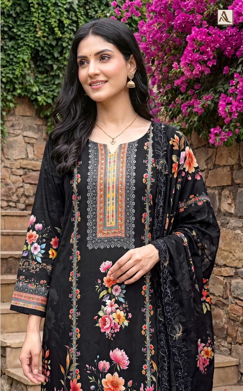 Florenza Alok Viscose Maslin Karachi Salwar Suits Exporter Gujarat