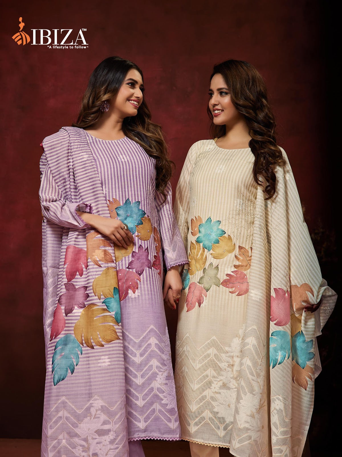 Florenza Ibiza Lilen Pant Style Suits Wholesaler Gujarat