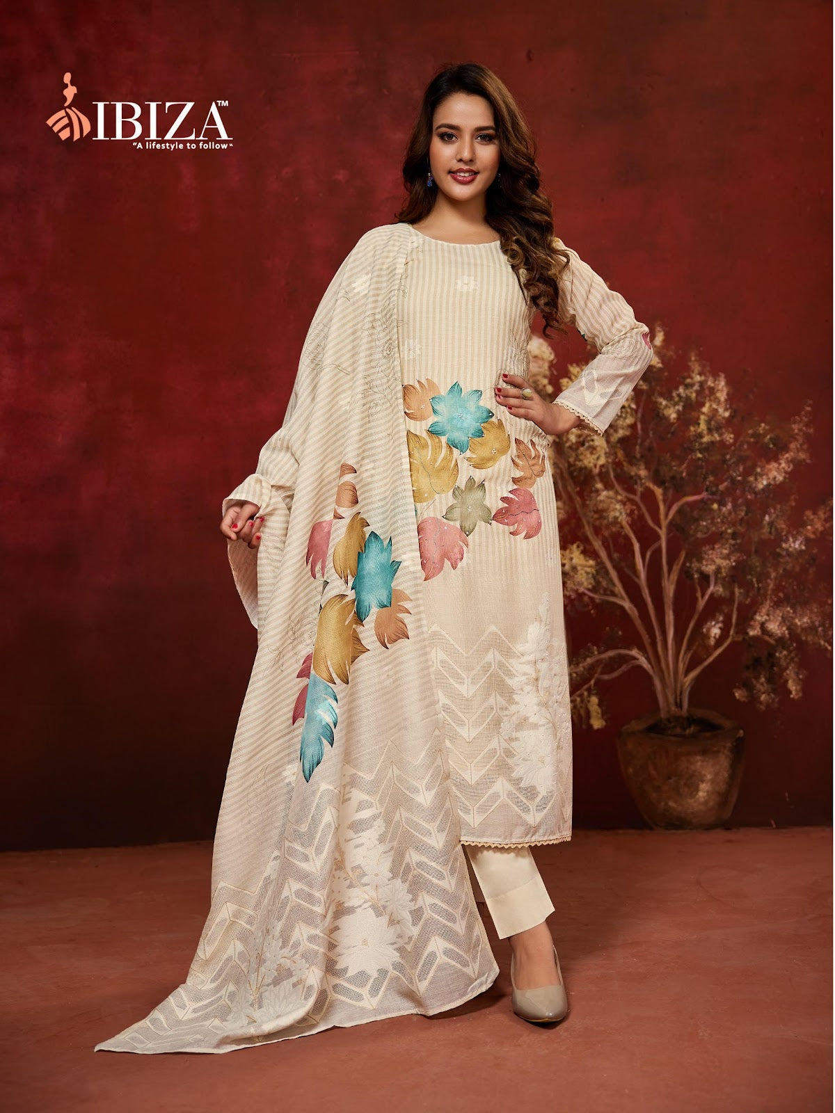 Florenza Ibiza Lilen Pant Style Suits Wholesaler Gujarat