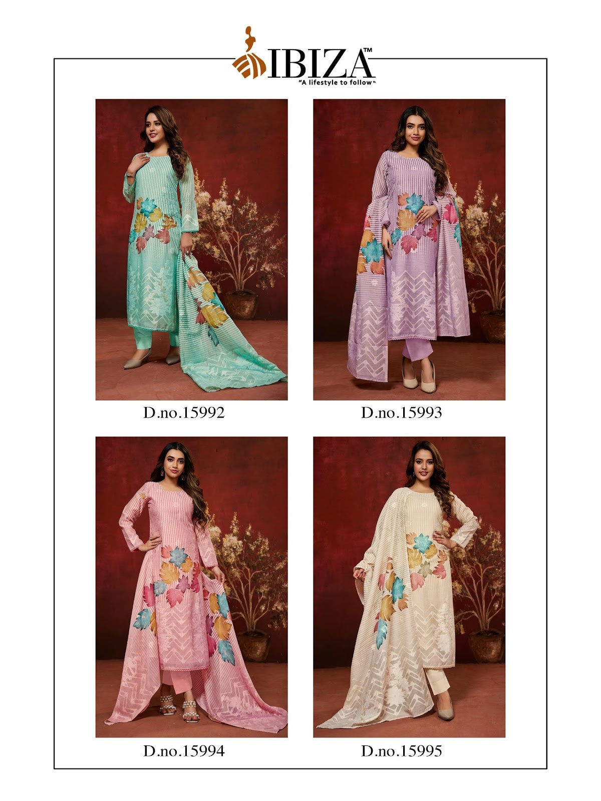Florenza Ibiza Lilen Pant Style Suits Wholesaler Gujarat