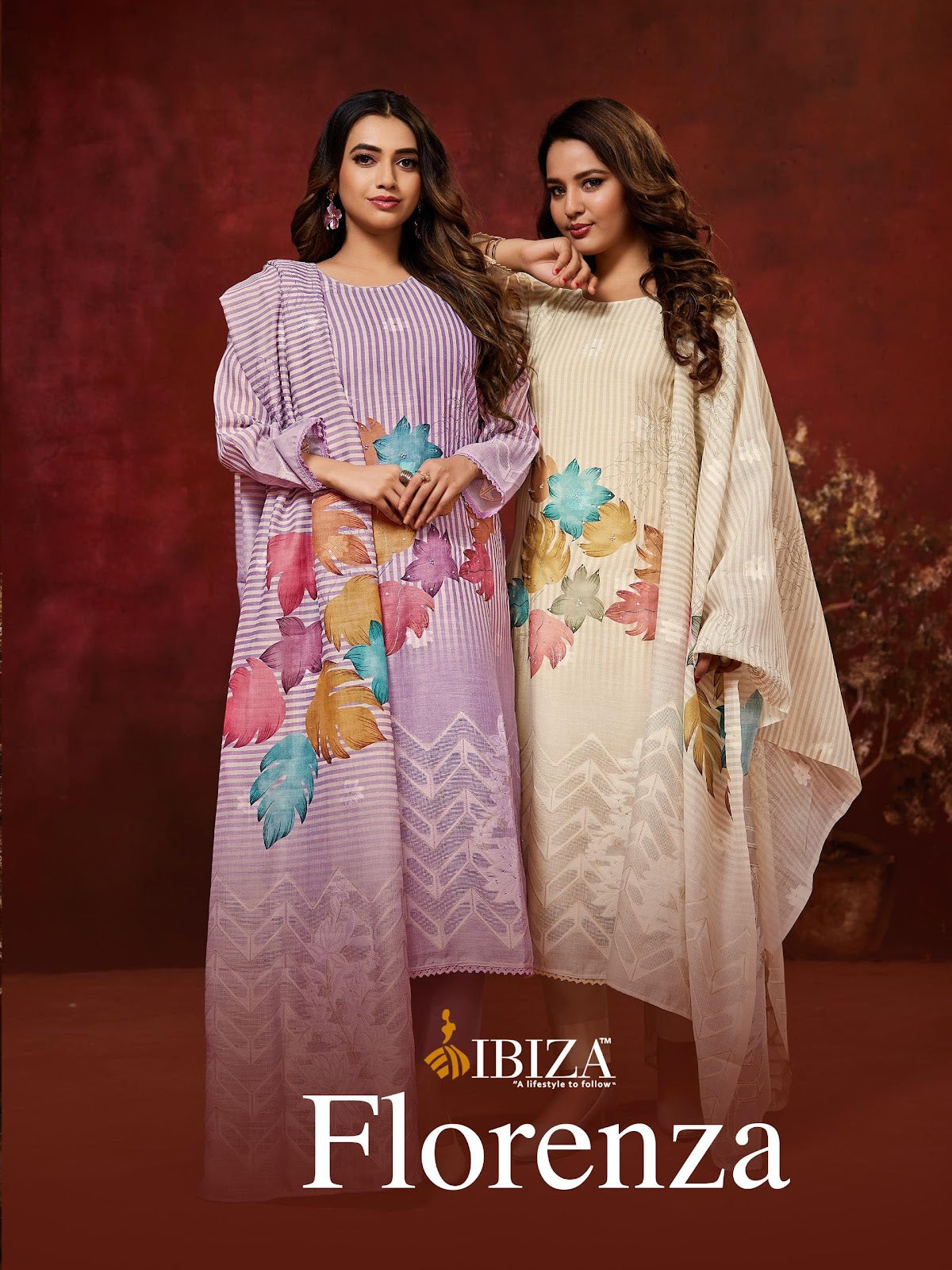 Florenza Ibiza Lilen Pant Style Suits Wholesaler Gujarat