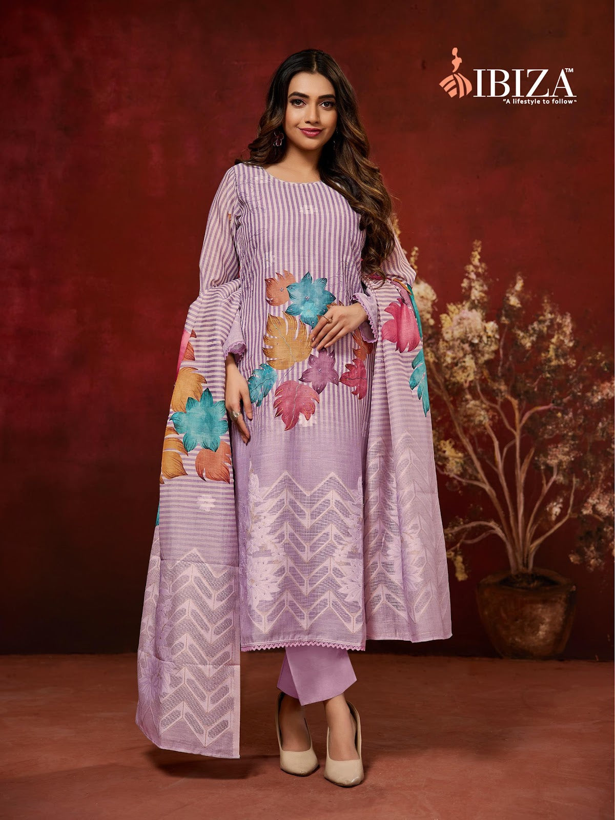 Florenza Ibiza Lilen Pant Style Suits Wholesaler Gujarat