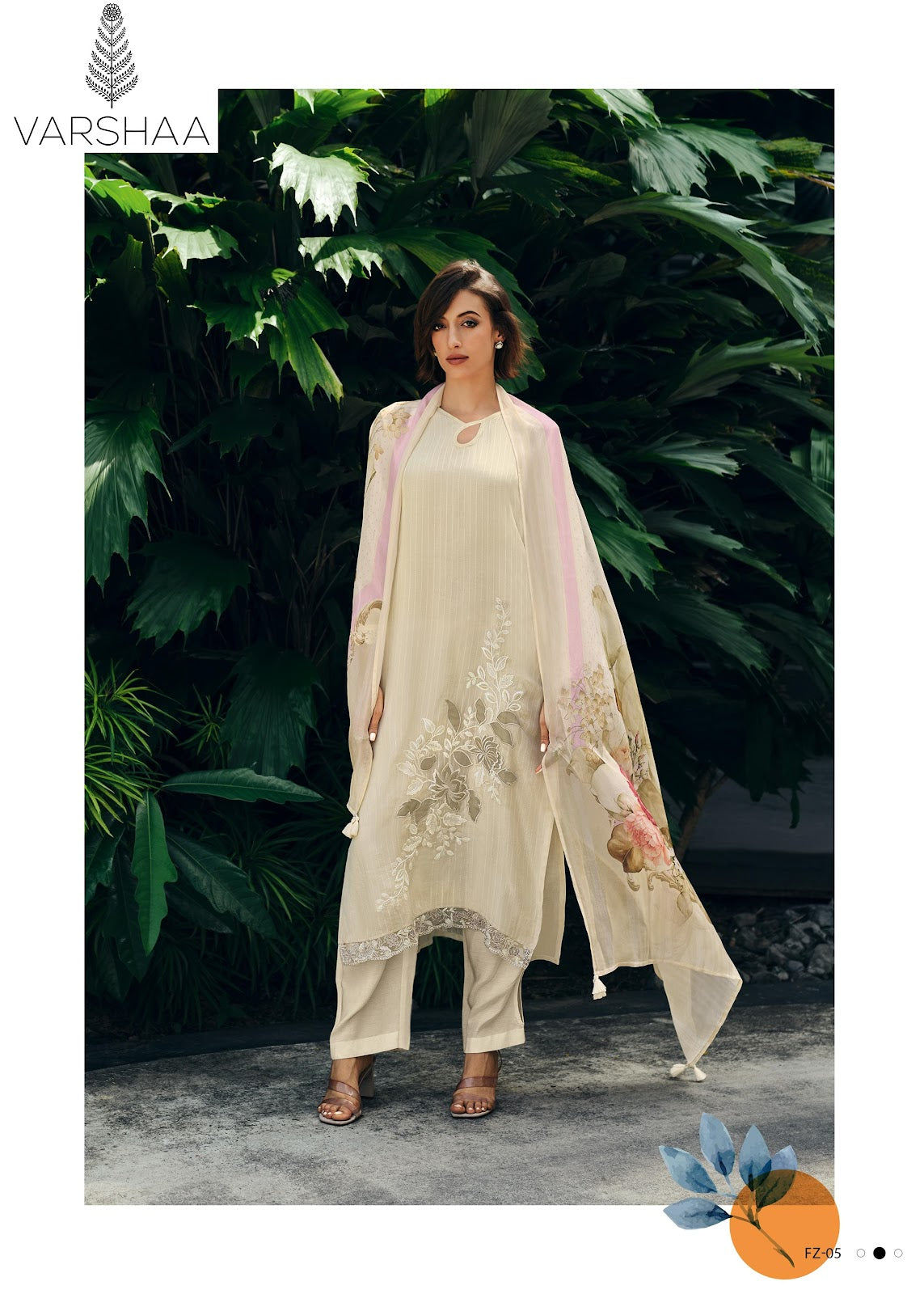 Florenza Varshaa Viscose Organza Pant Style Suits Wholesale Price