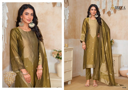 Floria Ibiza Banglori Silk Pant Style Suits Wholesaler Gujarat