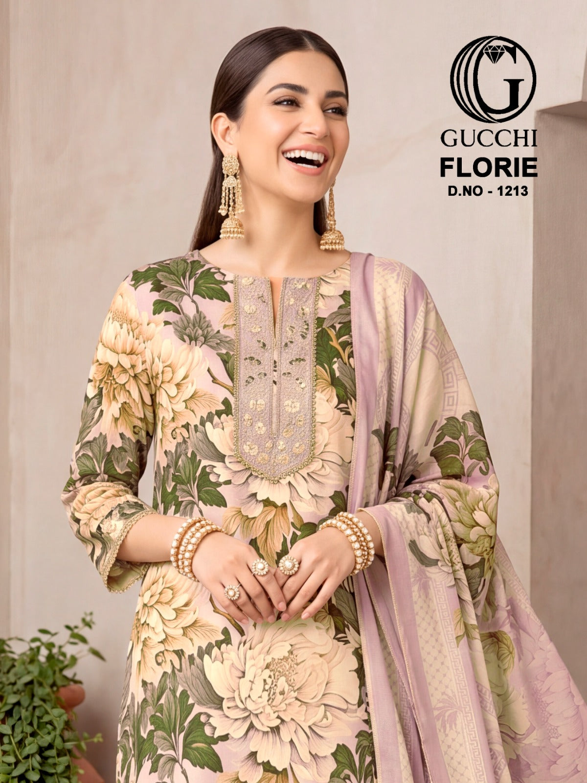 Florie 1213 Gucchi Viscose Pashmina Suits Manufacturer Ahmedabad