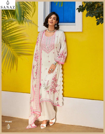 Florina Sanaz Viscose Muslin Pant Style Suits Wholesale Rate
