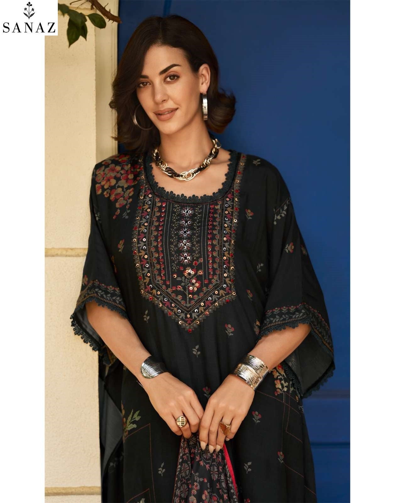 Florina Sanaz Viscose Muslin Pant Style Suits Wholesale Rate
