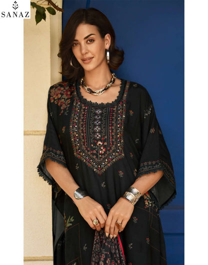 Florina Sanaz Viscose Muslin Pant Style Suits Wholesale Rate