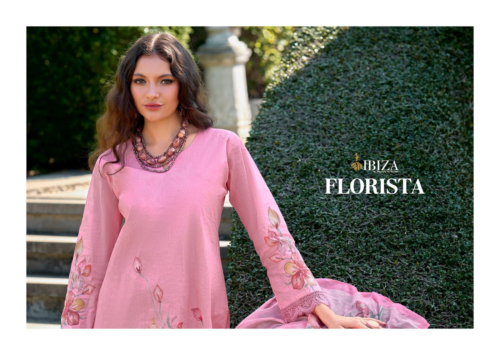 Florista Ibiza Pure Organdy Pant Style Suits Wholesale