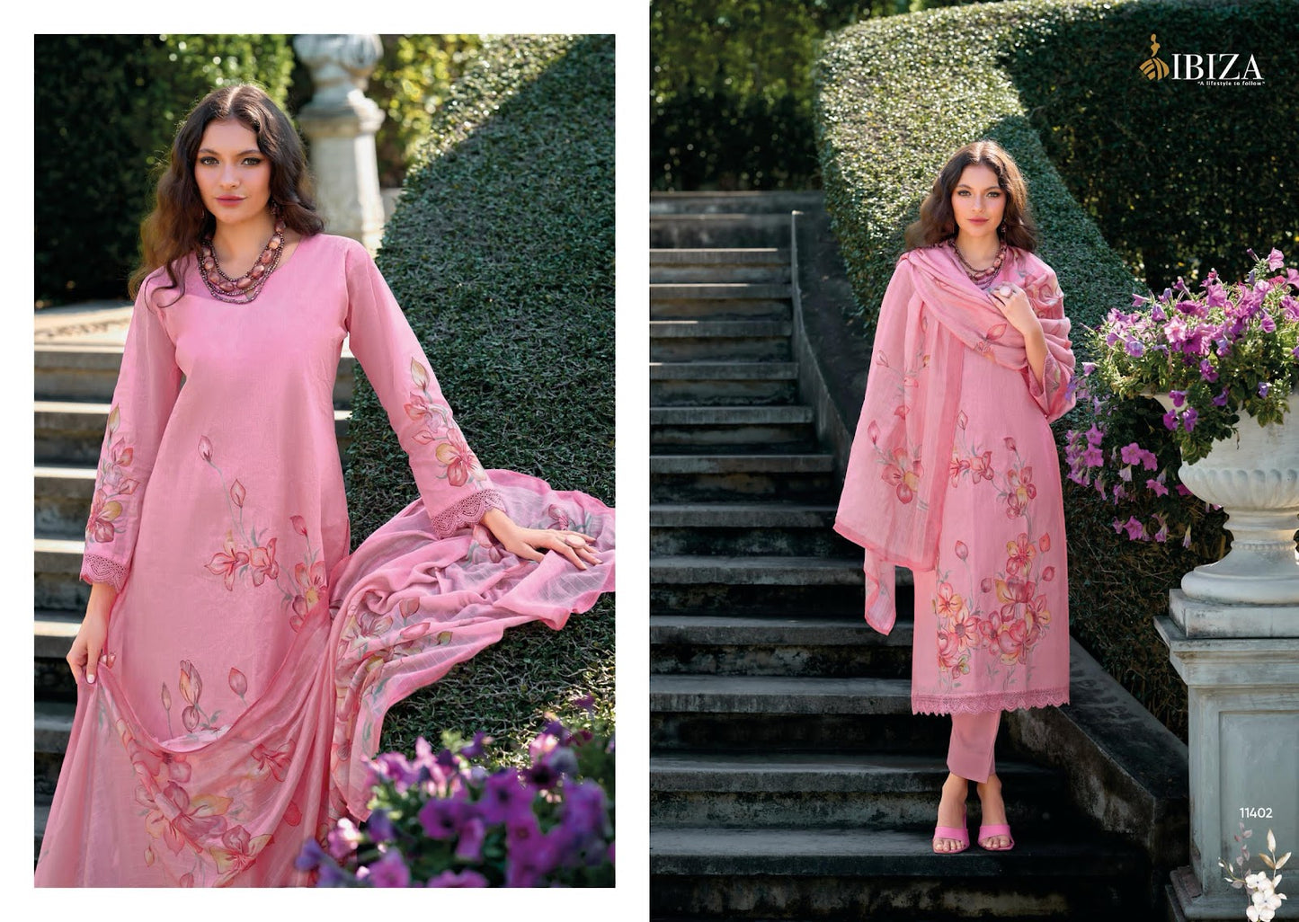 Florista Ibiza Pure Organdy Pant Style Suits Wholesale