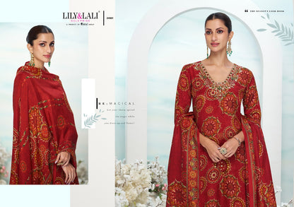 Florista Lily Lali Natural Crepe Readymade Pant Style Suits Exporter India