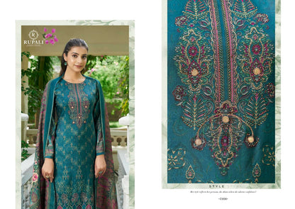 Florous Rupali Pure Viscose Pant Style Suits Supplier Gujarat