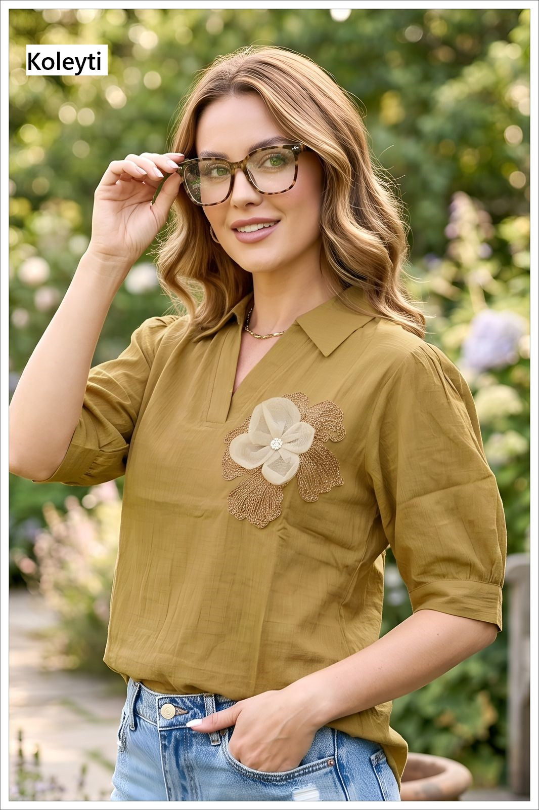 Flower 010626 Koleyti Stylish Tops Supplier Ahmedabad