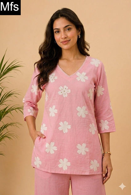 Flower 220626 Mfs Cotton Co Ord Set Manufacturer Ahmedabad