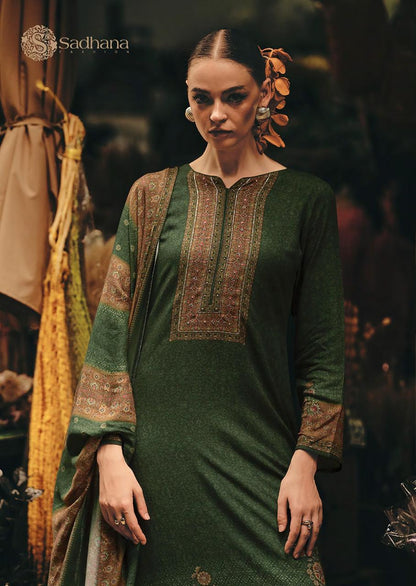 Flower And Flow Sadhana Pure Viscose Pashmina Suits Wholesaler