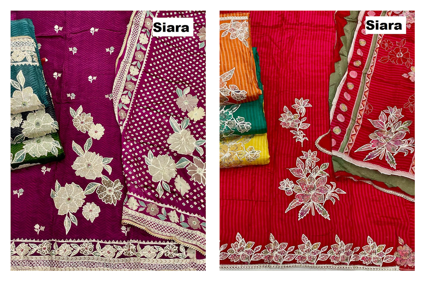 Flower Design 2709 Siara Viscose Salwar Suits Manufacturer