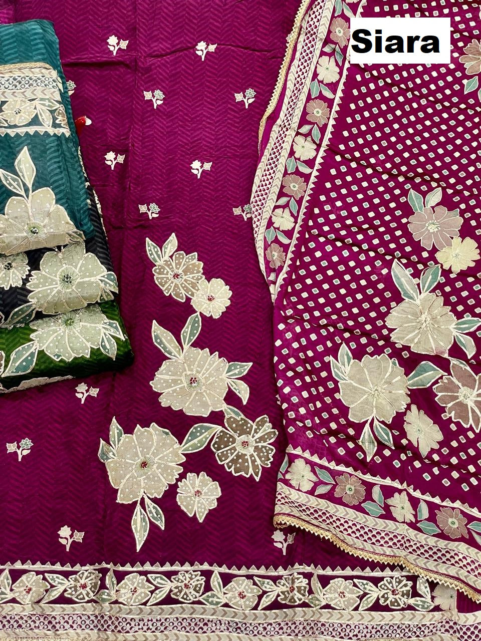 Flower Design 2709 Siara Viscose Salwar Suits Manufacturer