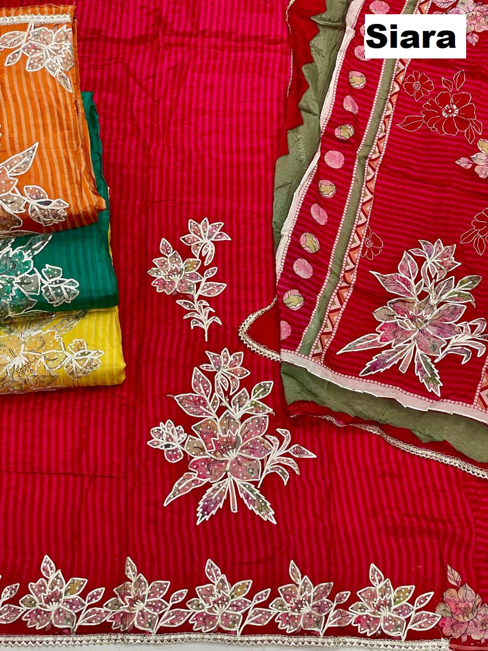 Flower Design 2709 Siara Viscose Salwar Suits Manufacturer