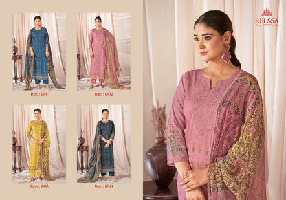 Flower Girl 13 Relssa Fabrics Cotton Lawn Pant Style Suits Wholesale Rate