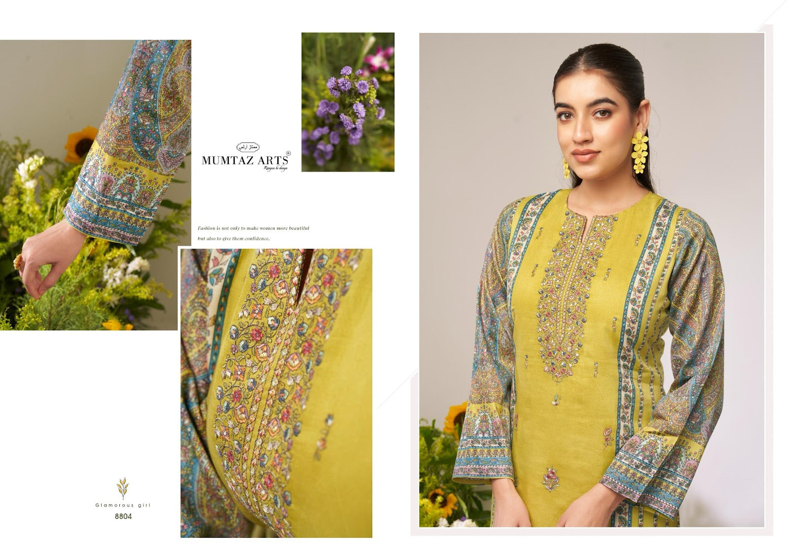 Flower Valley Mumtaz Arts Jam Satin Karachi Salwar Suits Supplier India