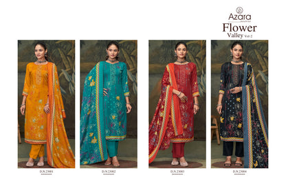 Flower Valley Vol 2 Radhika Fashion Azara Cambric Cotton Karachi Salwar Suits Wholesale Price