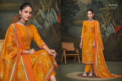Flower Valley Vol 2 Radhika Fashion Azara Cambric Cotton Karachi Salwar Suits Wholesale Price