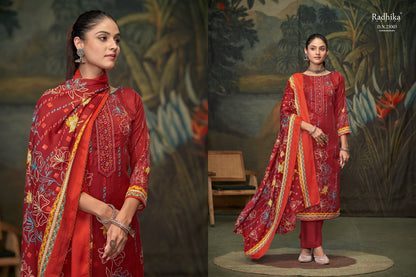 Flower Valley Vol 2 Radhika Fashion Azara Cambric Cotton Karachi Salwar Suits Wholesale Price