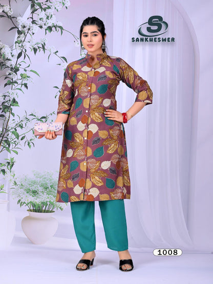 Flower Velly Vol 1 Sankheswer Vertican Co Ord Set Manufacturer Gujarat