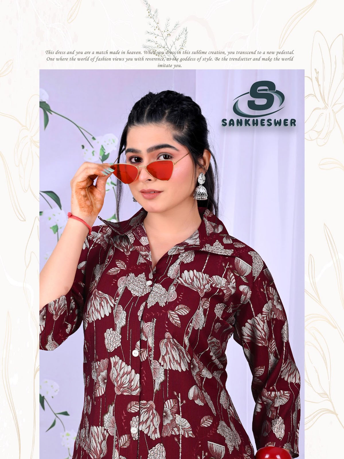 Flower Velly Vol 1 Sankheswer Vertican Co Ord Set Manufacturer Gujarat