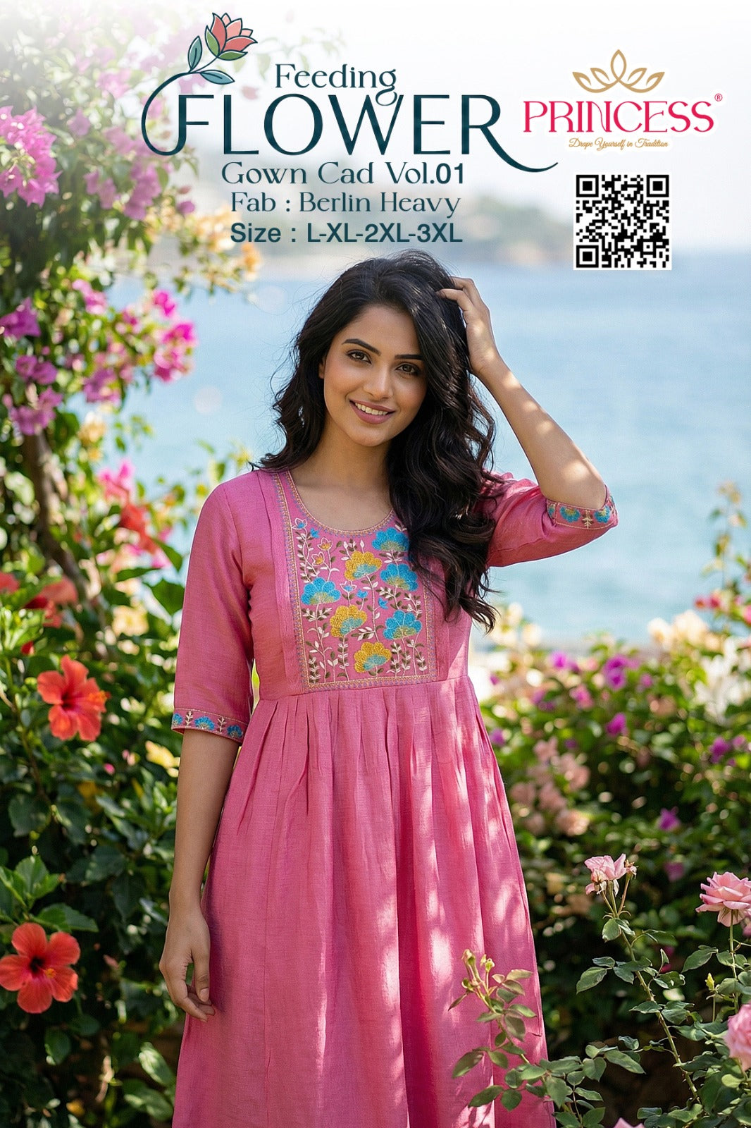Flower Vol 1 Princess Creation Berlin Feeding Kurtis Supplier Gujarat