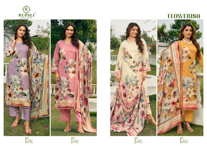 Flowerish Rupali Pant Style Suits Exporter Gujarat